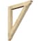 Ekena Millwork Traditional Traditional Rough Sawn Bracket, Douglas Fir, 4"W x 34"D x 40"H BKT04X34X40TRA01RDF - alternate 1